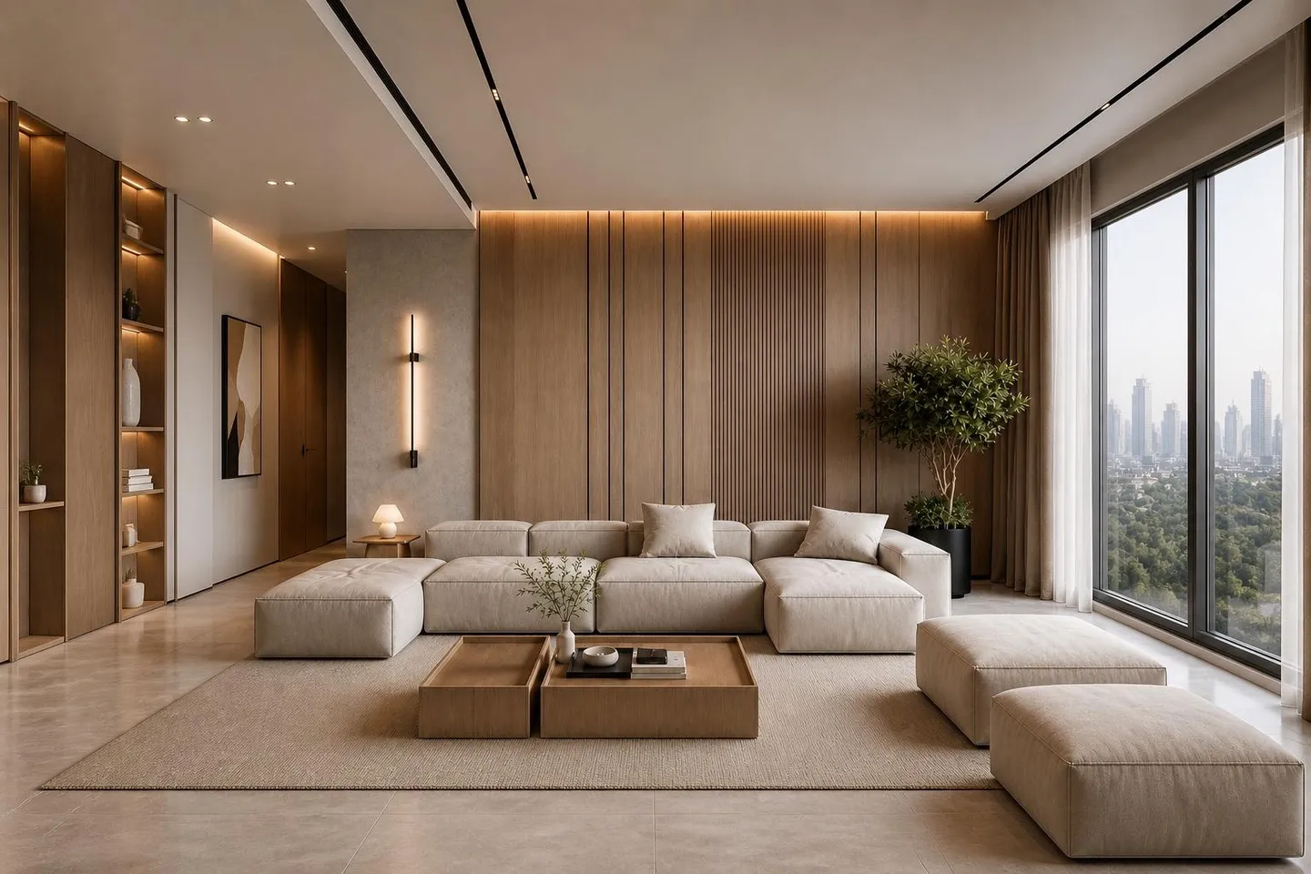 Luxury Modular Living Room Interior Design