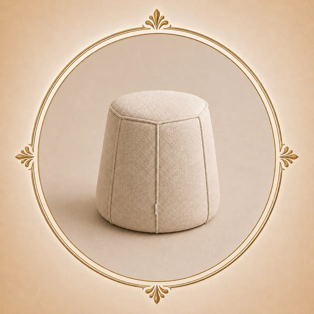 Minimalist Vanity Poufs
