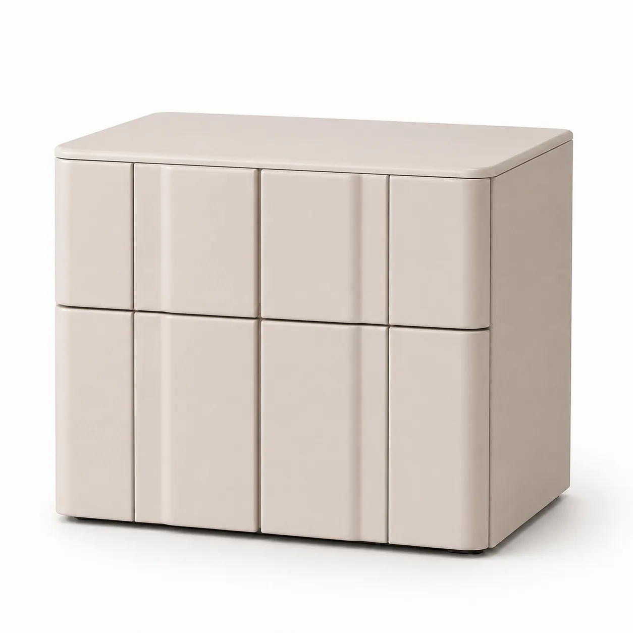 Modern Two Drawer Nightstand