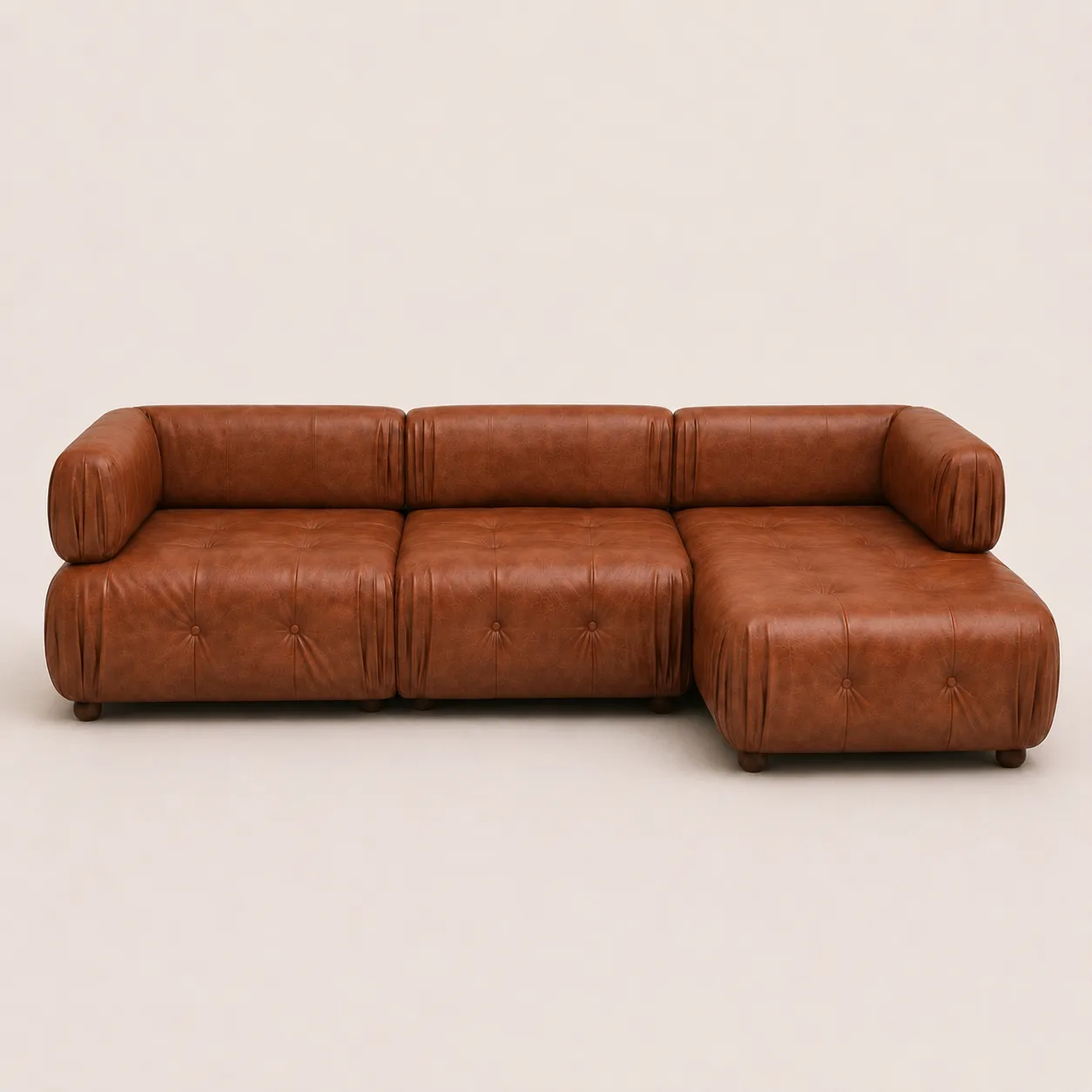 Tufted Modular Corner Sofa