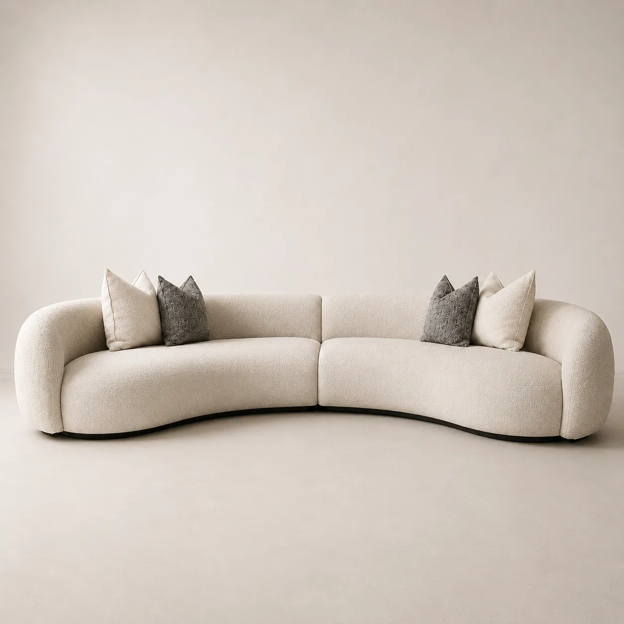 Curved Modular Sofa