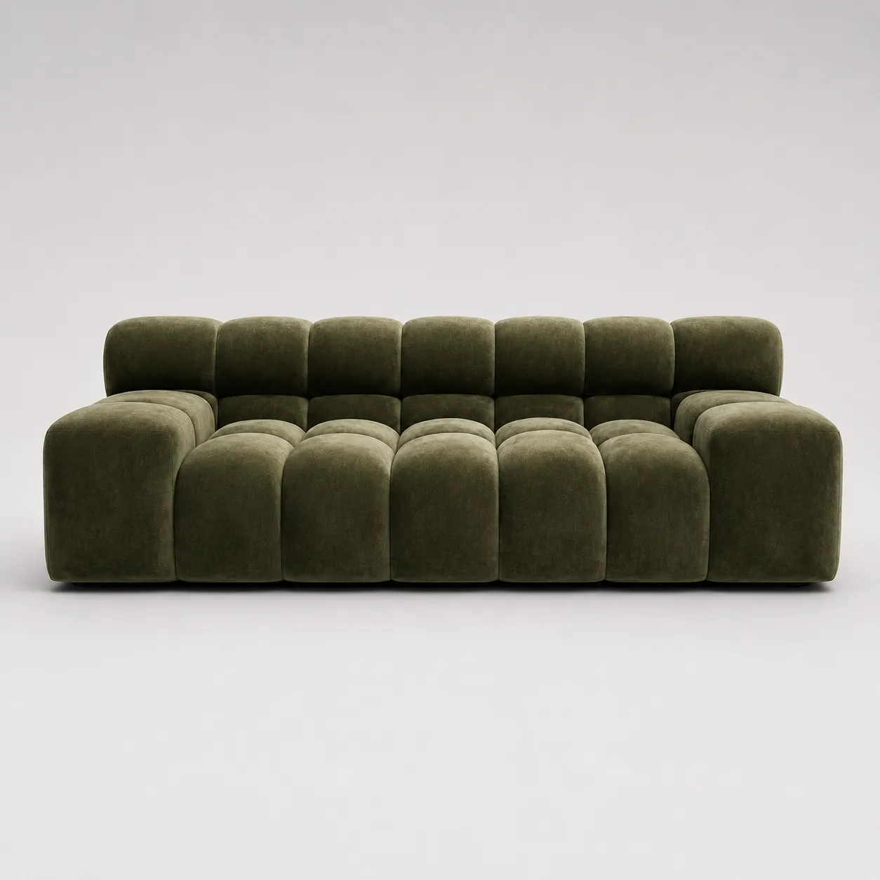 Olive Tufted Modular Sofa