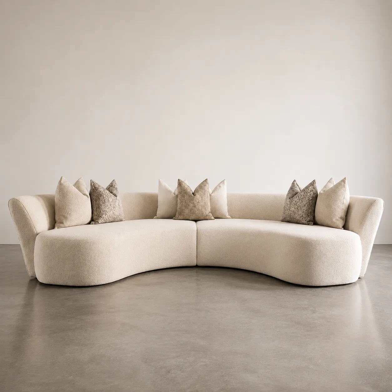 Curved Modular Sofa
