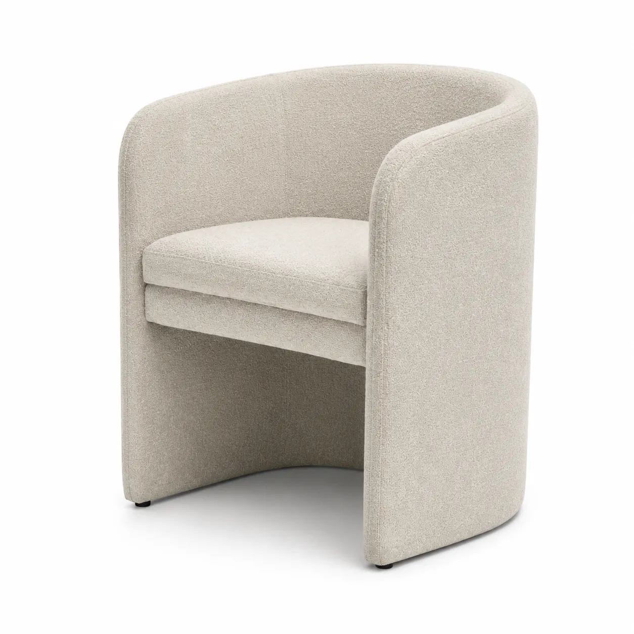 Modern Curved Accent Chair