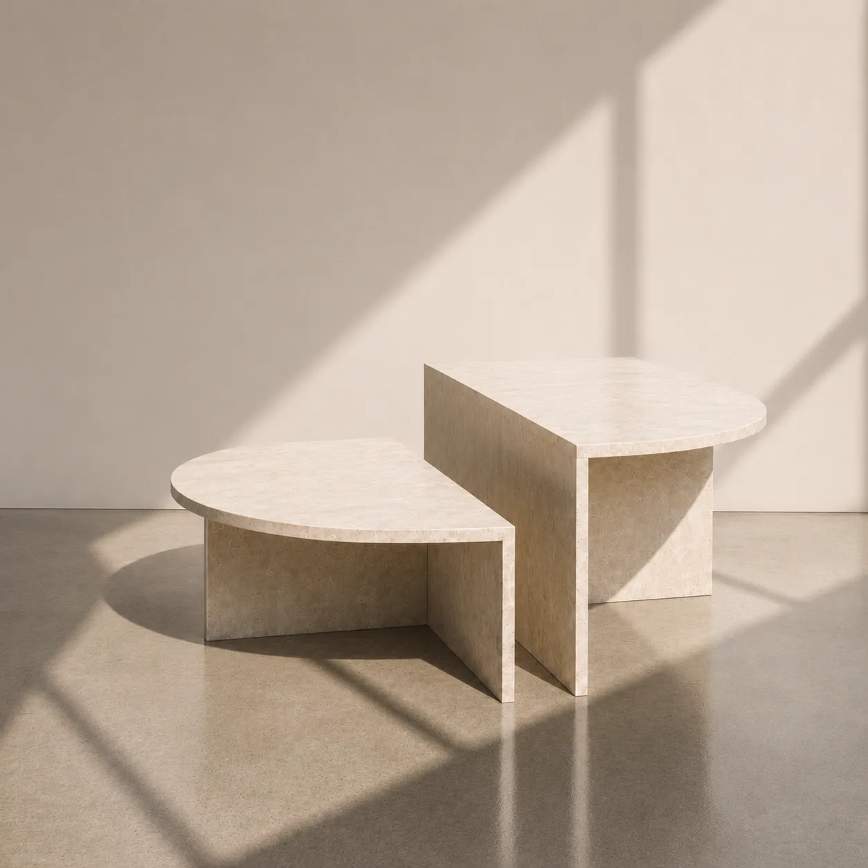 Modern Nested Coffee Table Set
