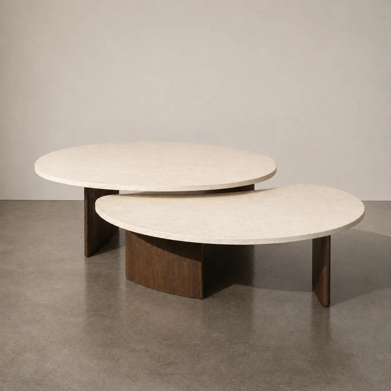 Modern Organic Coffee Table Set