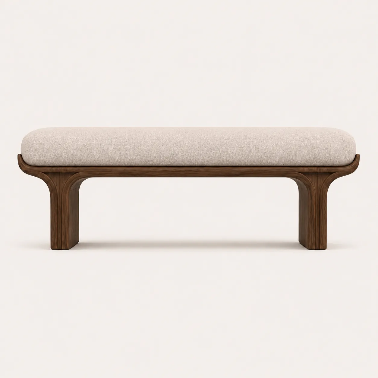 Modern Solid Wood Ottoman Bench