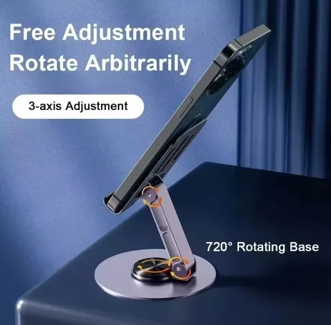 Metal Phone Stand Rotatable Tablet