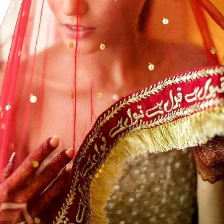 Qabool Hai Bridal Embroidered Net Dupatta | Nikah &amp; Wedding Special | Premium Fancy Bridal Wear