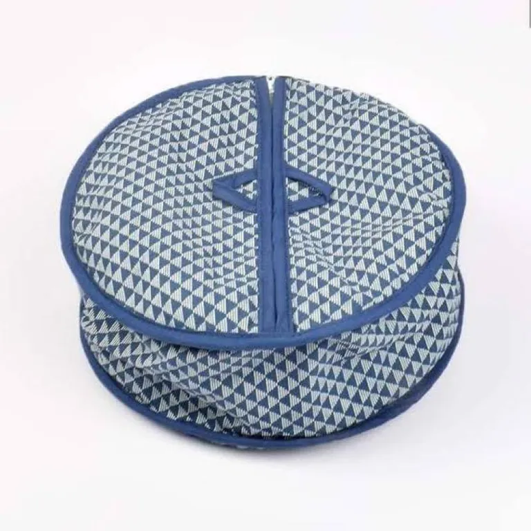 Zipper Roti Cover Cotton Zip Roti Box Basket Zipper Cover
