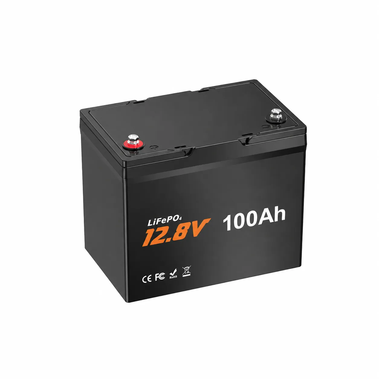 12V 100Ah Group 24 LiFePO4 Battery with Bluetooth