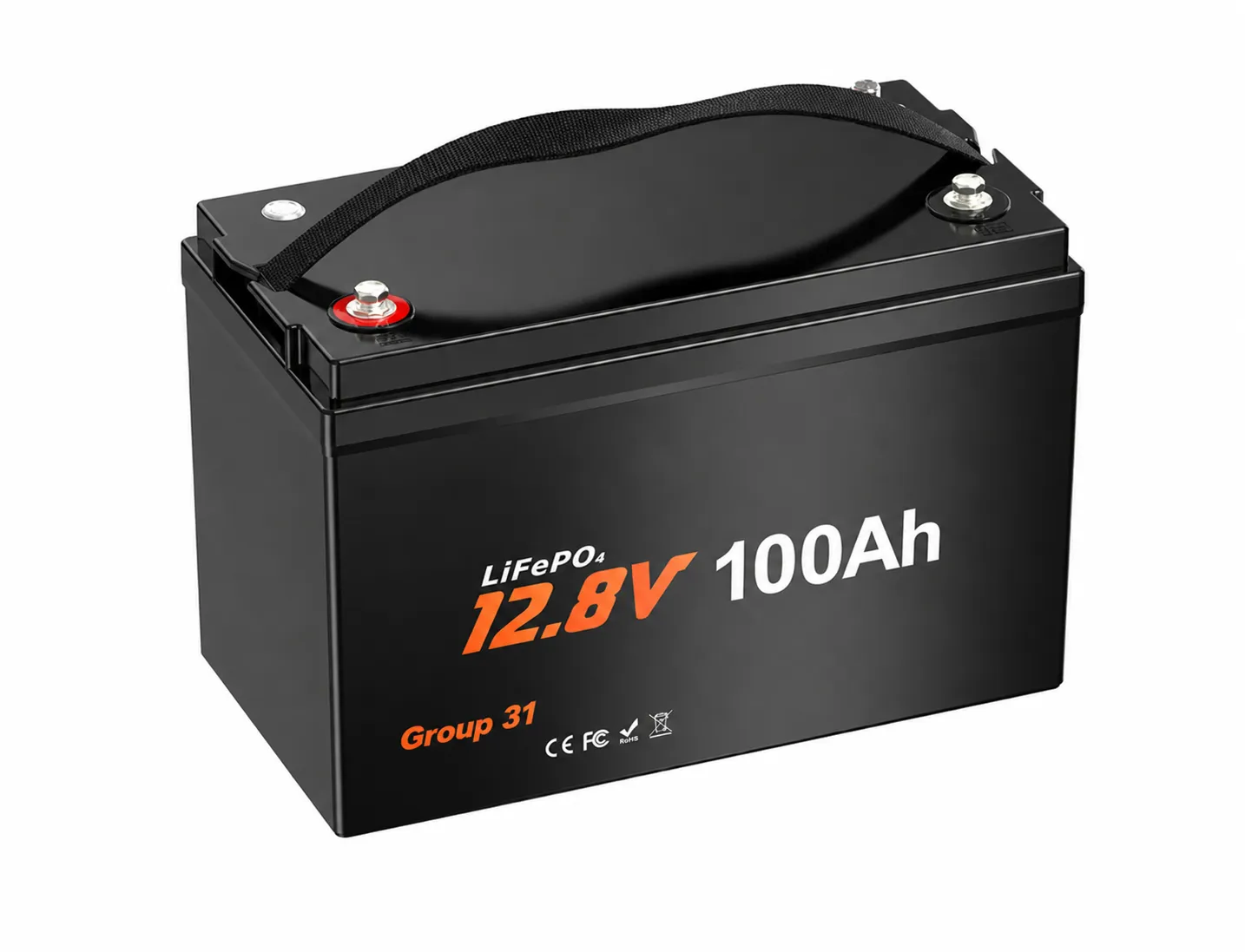 12V 100Ah LiFePO4 Battery with Victron Communication & Bluetooth