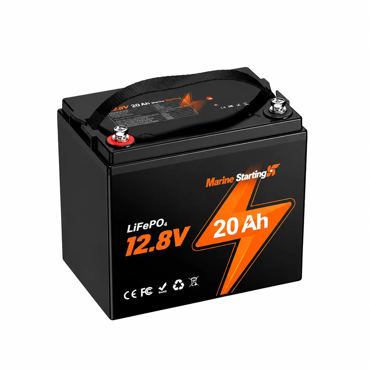 12V 20Ah 800 CCA Marine Starting LiFePO4 Battery