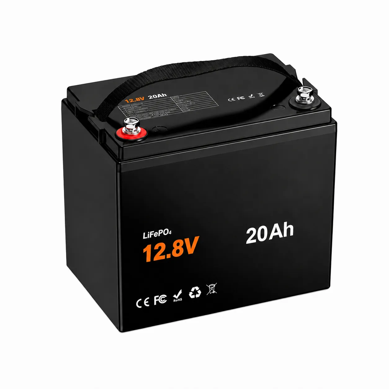 12V 20Ah LiFePO4 Marine Starting Battery – 800 CCA