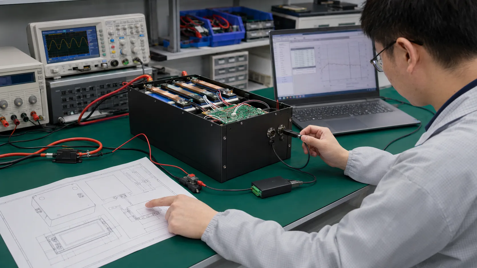 LiFePO4 battery BMS communication testing and technical support