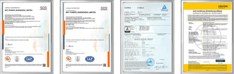 LiFePO4 battery factory and quality management certifications