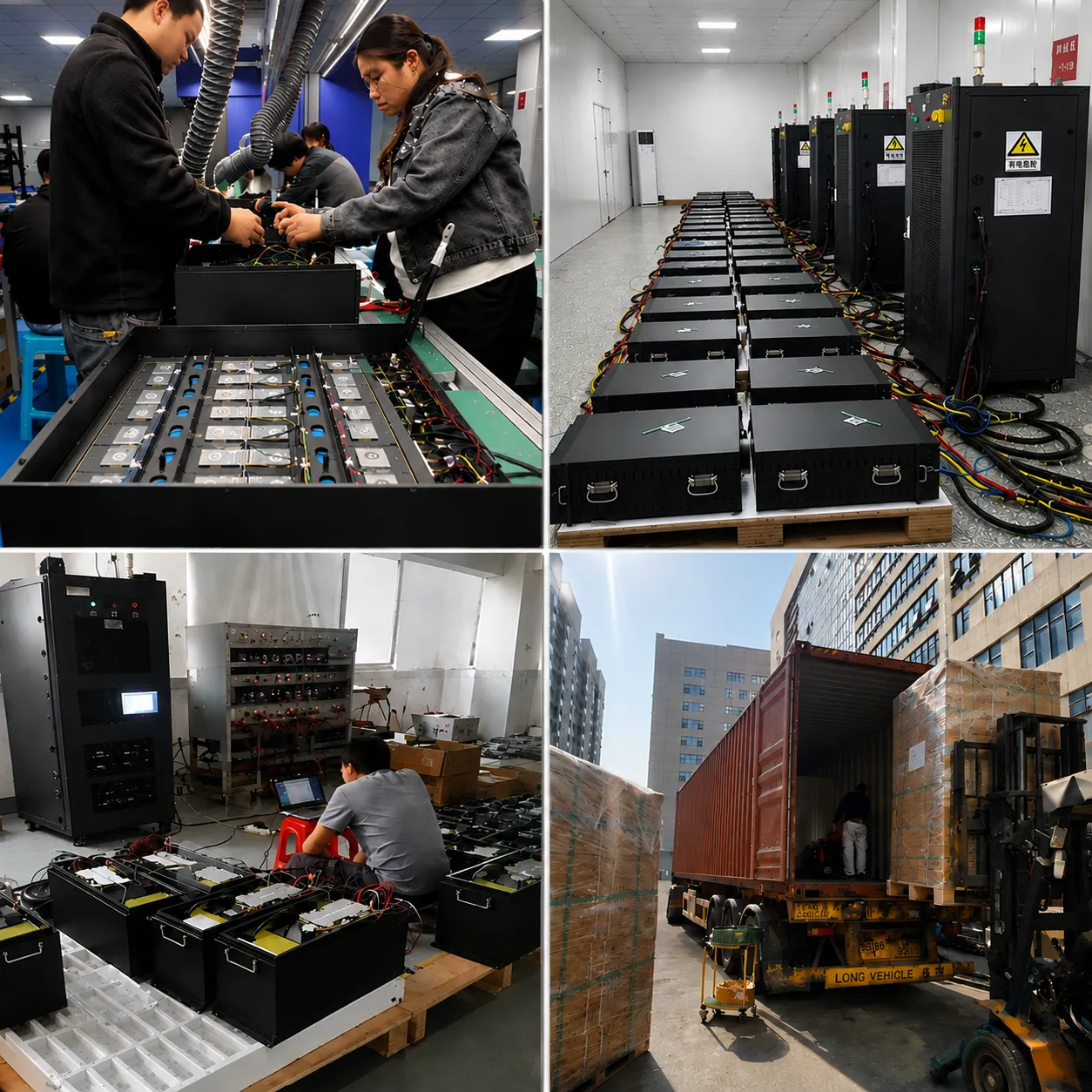 Golf cart LiFePO4 battery manufacturing, testing and shipment preparation