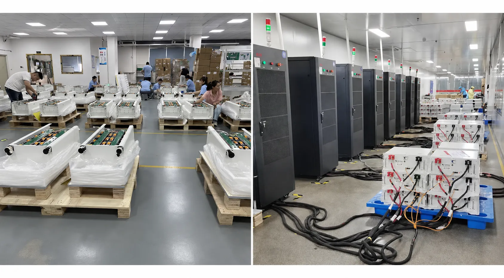 LiFePO4 home battery capacity BMS and inverter communication testing