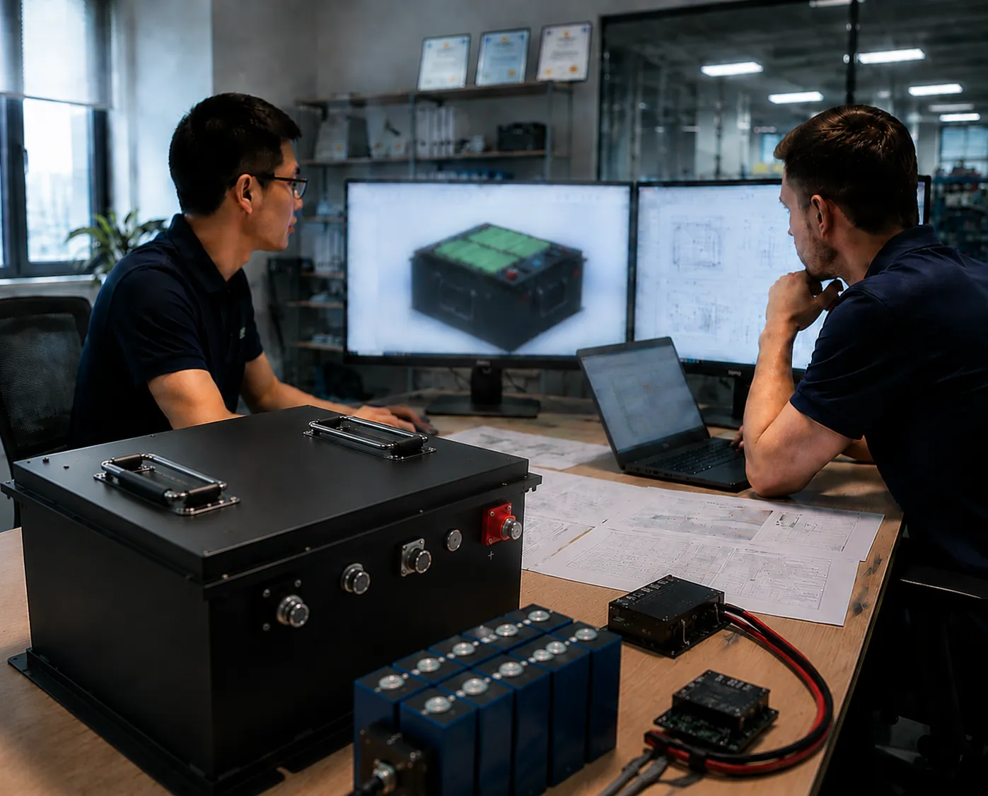 Engineering review for a custom golf cart LiFePO4 battery project