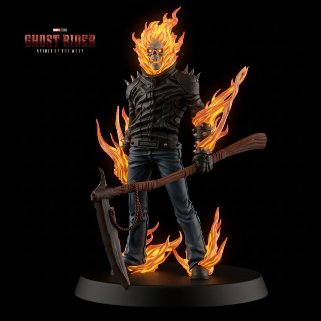 Ghost Rider – Marvel Comics Pose 2 - Roar3D Creative Designs FZ LLC