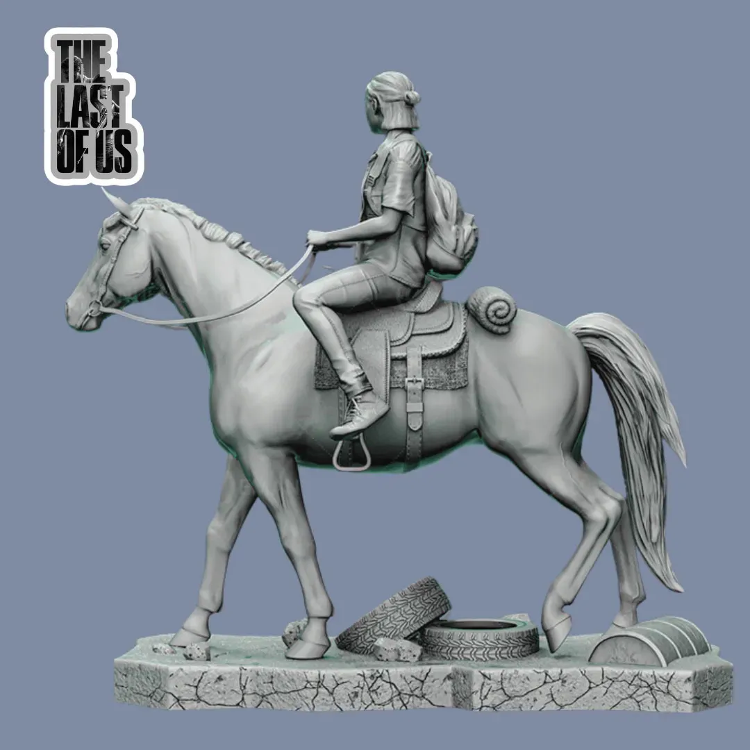 Ellie Riding a Horse – The Last of Us