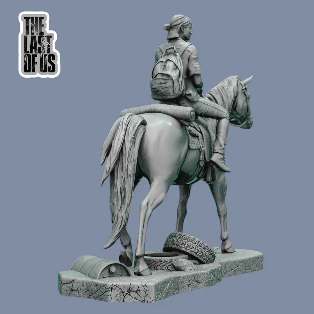 Ellie Riding a Horse – The Last of Us