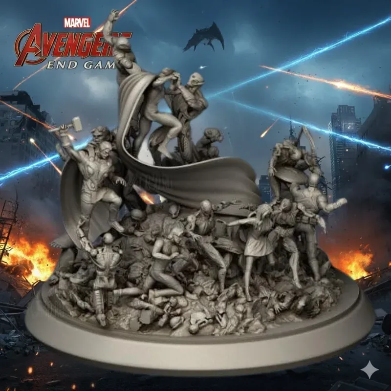 Avengers Superheroes Base Diorama - Marvel’s Avengers: Age of Ultron
