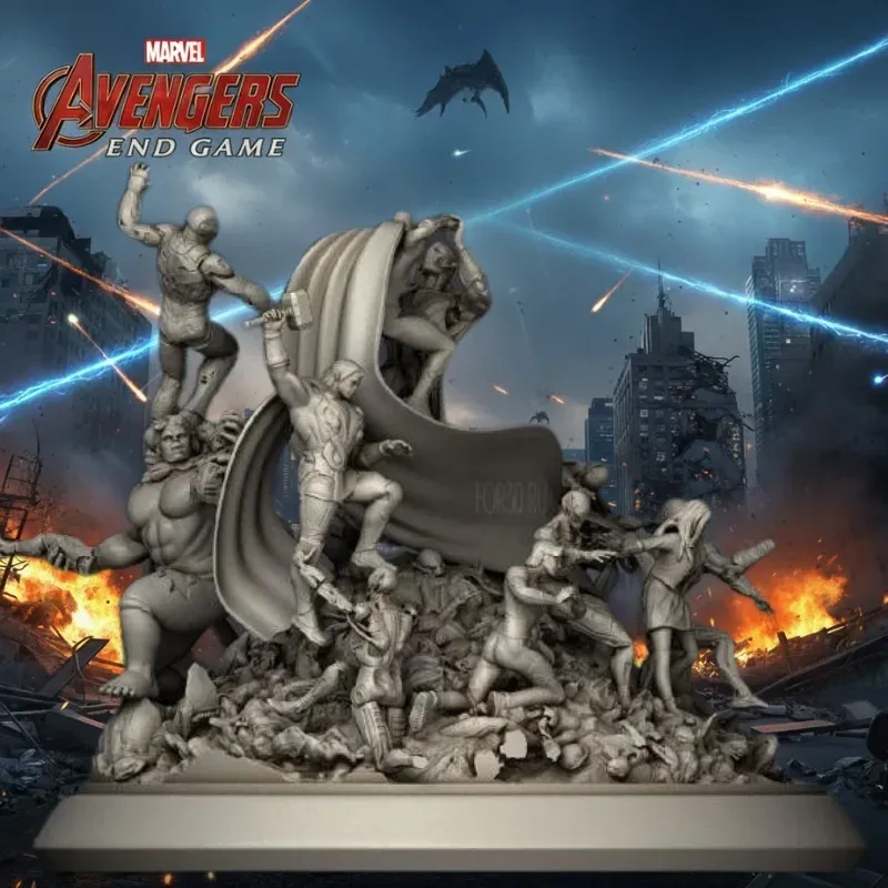 Avengers Superheroes Base Diorama - Marvel’s Avengers: Age of Ultron
