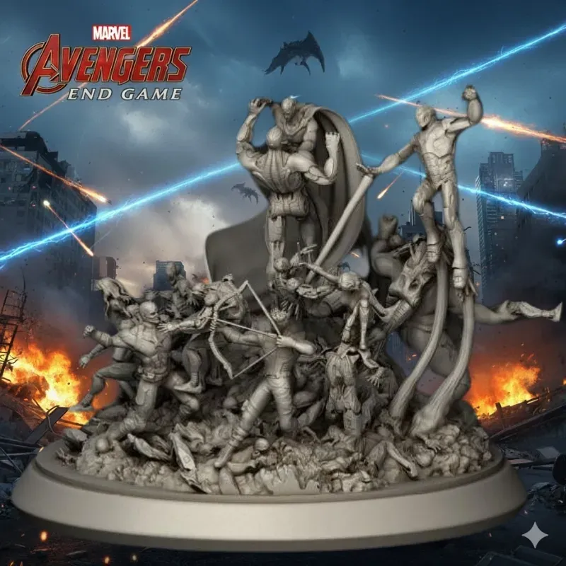 Avengers Superheroes Base Diorama - Marvel’s Avengers: Age of Ultron