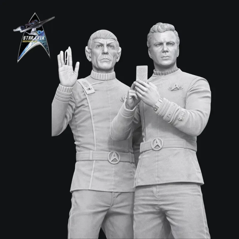 Spock & Captain James T. Kirk