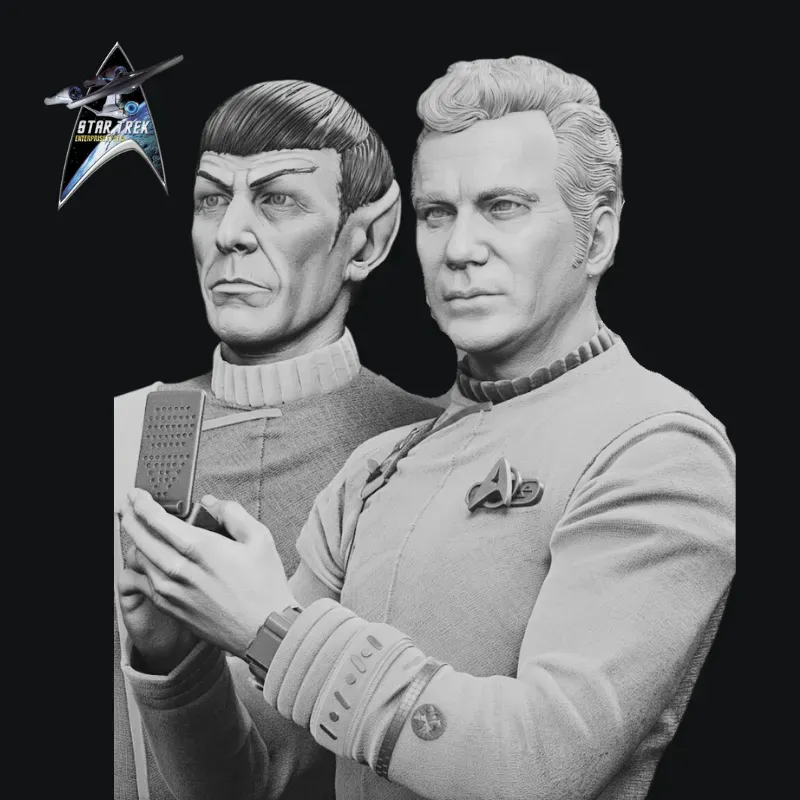 Spock & Captain James T. Kirk