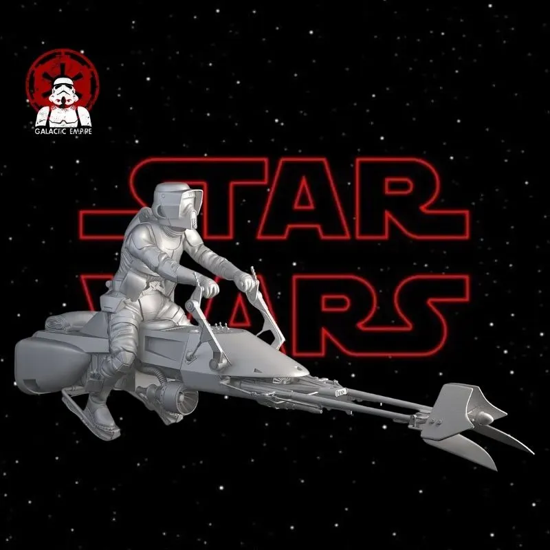 Imperial Scout Trooper on Speeder Bike - Star Wars