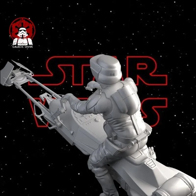 Imperial Scout Trooper on Speeder Bike - Star Wars