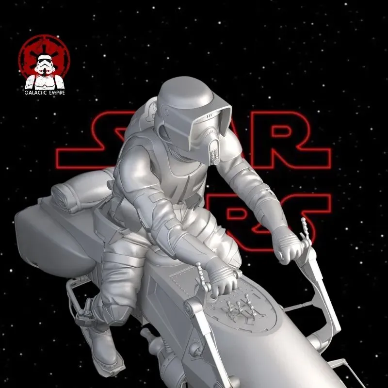 Imperial Scout Trooper on Speeder Bike - Star Wars