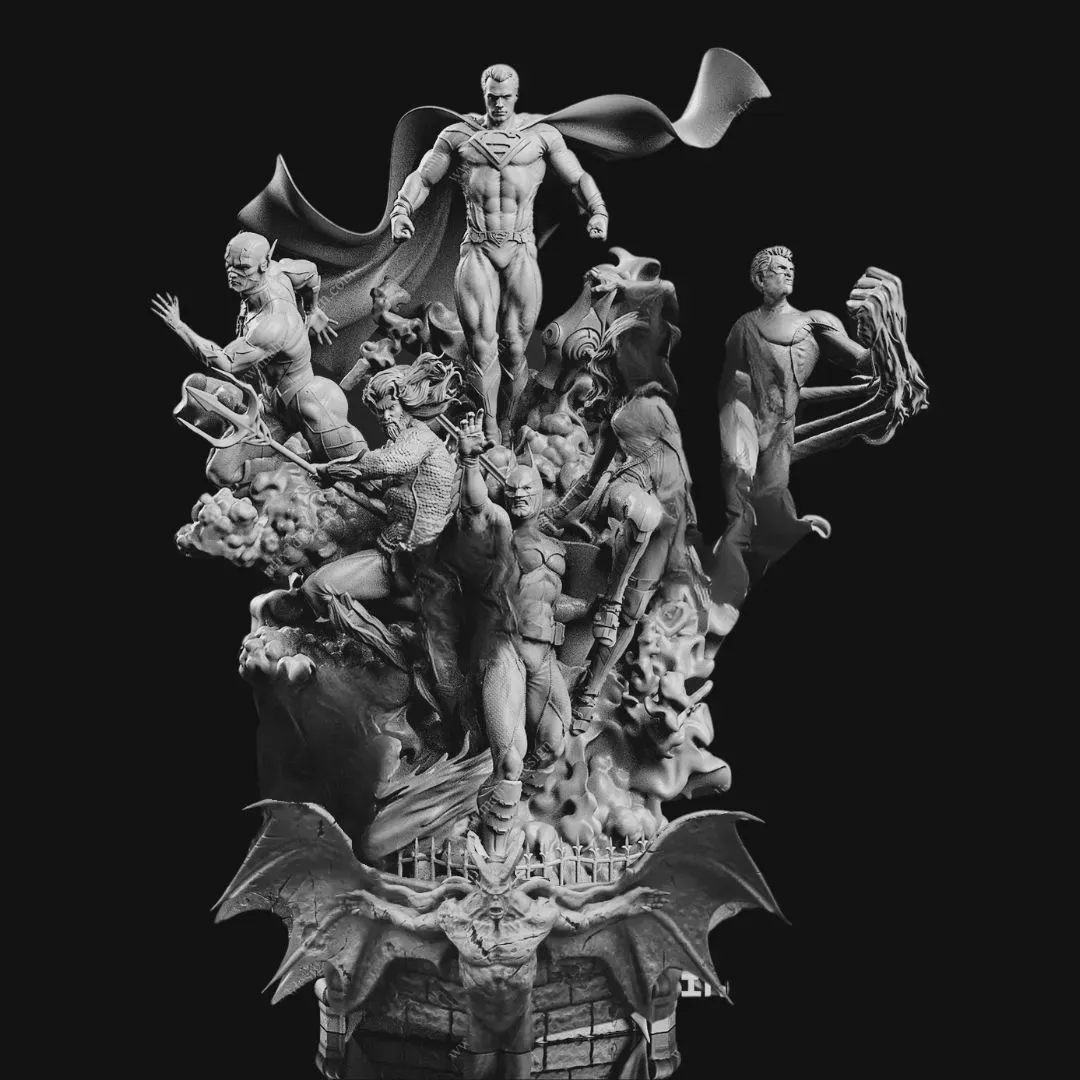 Justice League Base Diorama - DC Comics