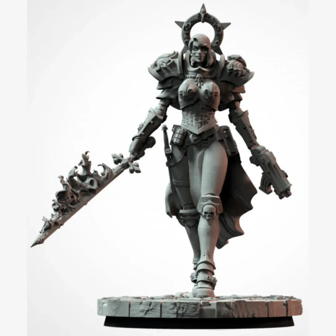 Justine – Zealous Warrior of Faith - 40K Warhammer