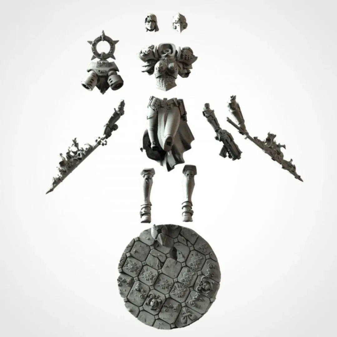 Justine – Zealous Warrior of Faith - 40K Warhammer