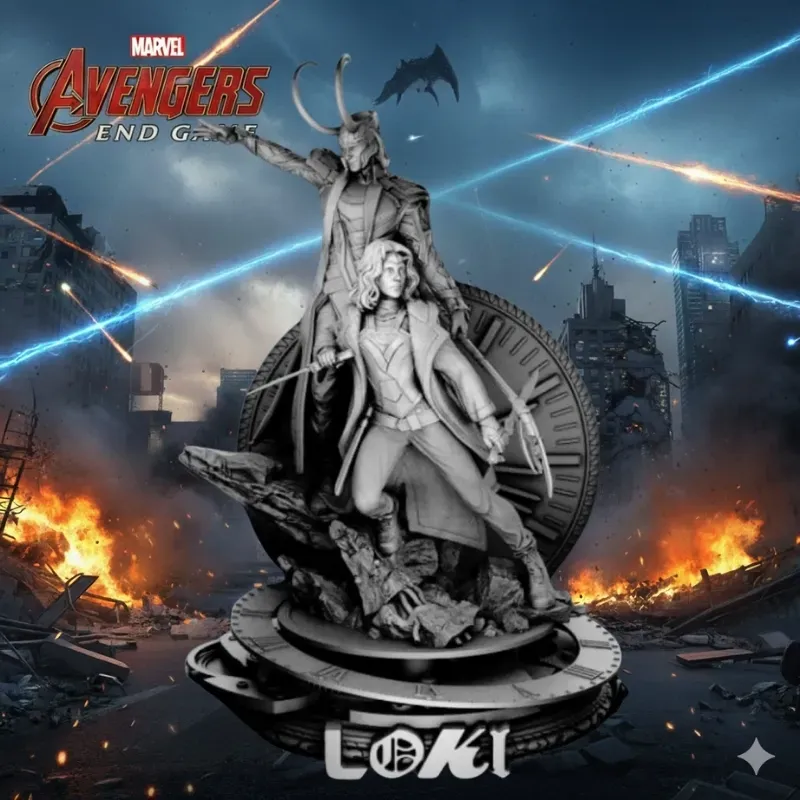 Loki & Sylvie Base Diorama - Marvel