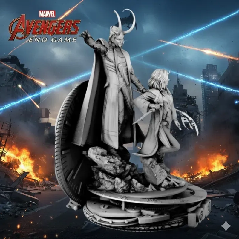 Loki & Sylvie Base Diorama - Marvel