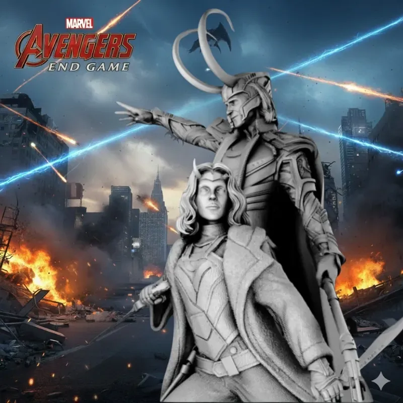 Loki & Sylvie Base Diorama - Marvel