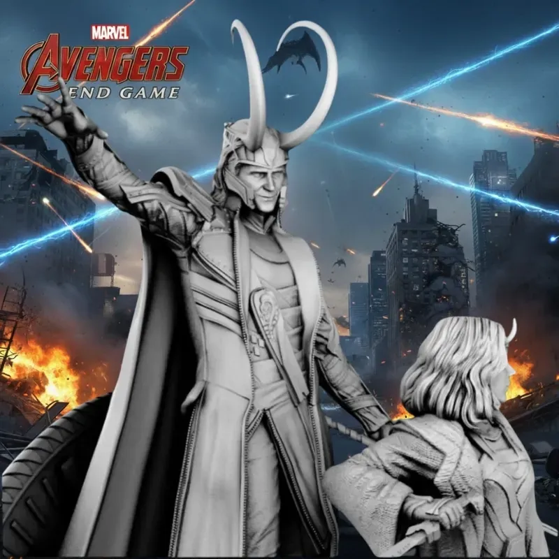 Loki & Sylvie Base Diorama - Marvel