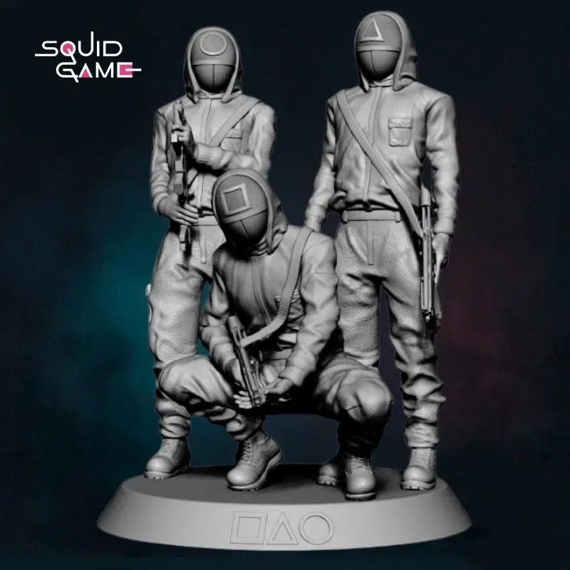 Squid Game Guards Diorama – Round 6 Edition