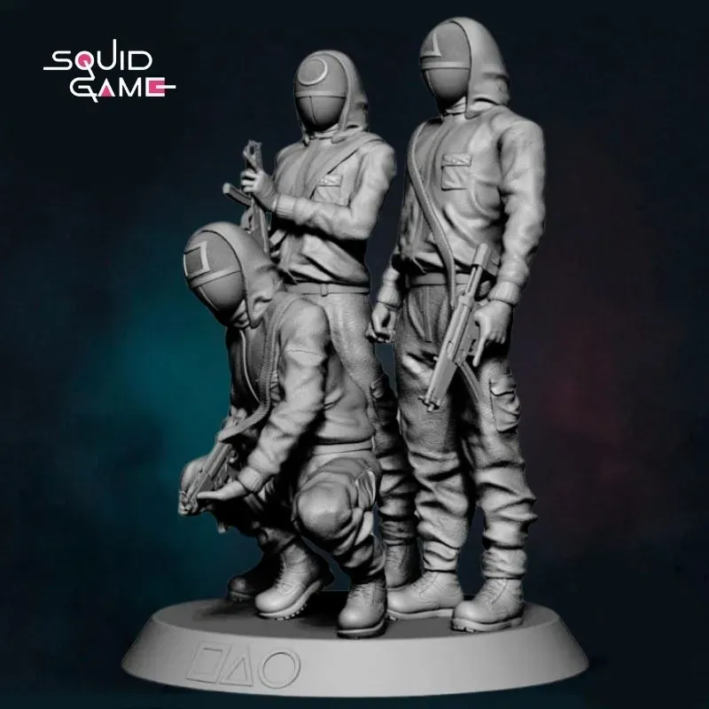 Squid Game Guards Diorama – Round 6 Edition