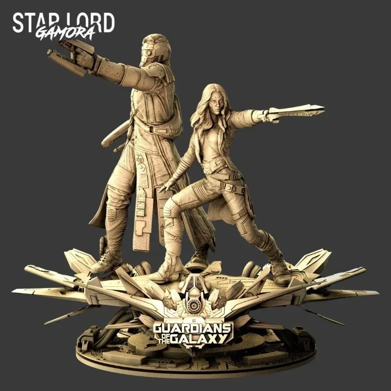 Star-Lord & Gamora - Guardians of the Galaxy - Marvel