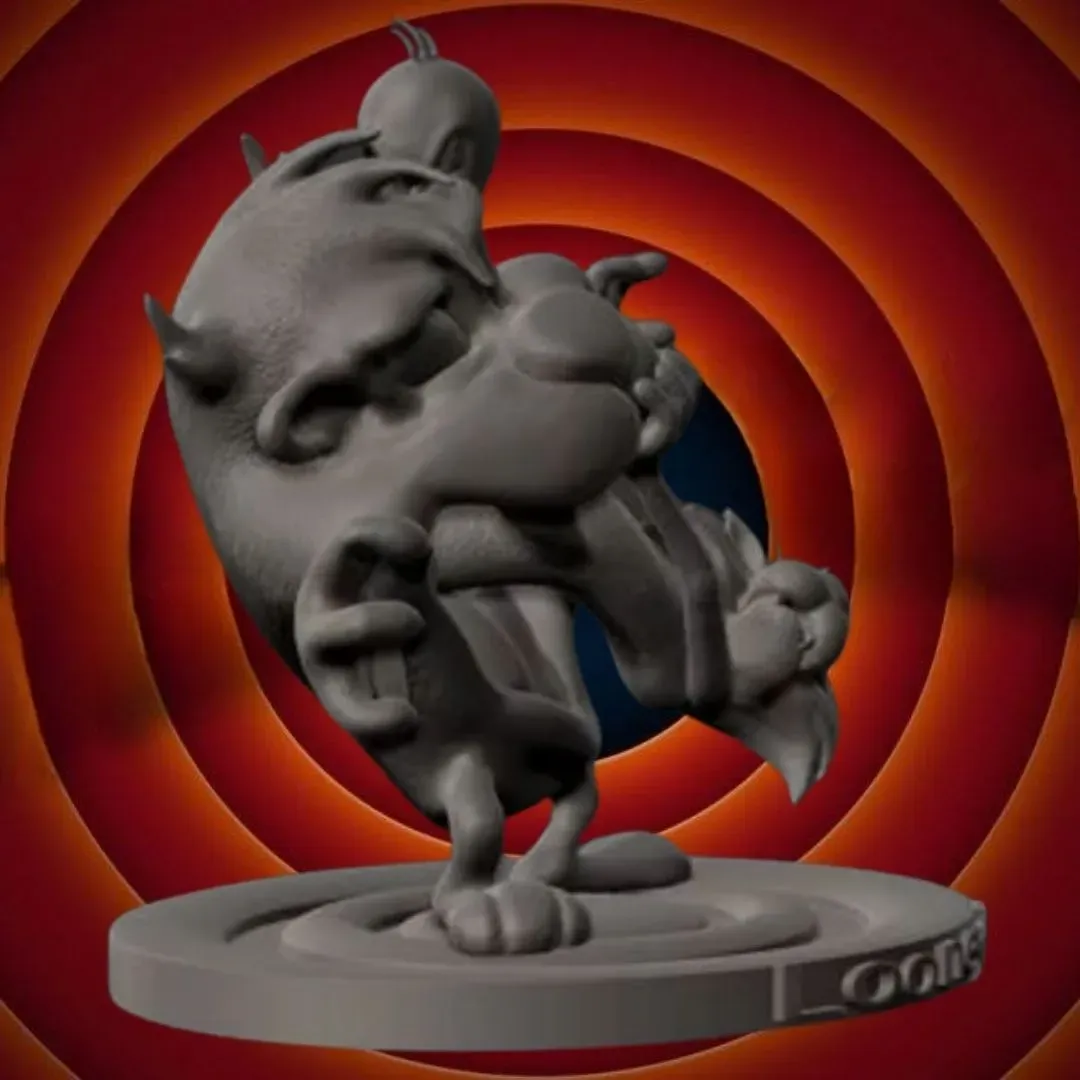 Taz Mania Looney Tunes Base Diorama