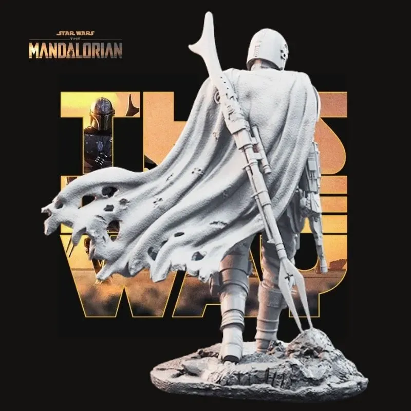Din Djarin with Grogu (Pouch Version) V4 - The Mandalorian – Star Wars
