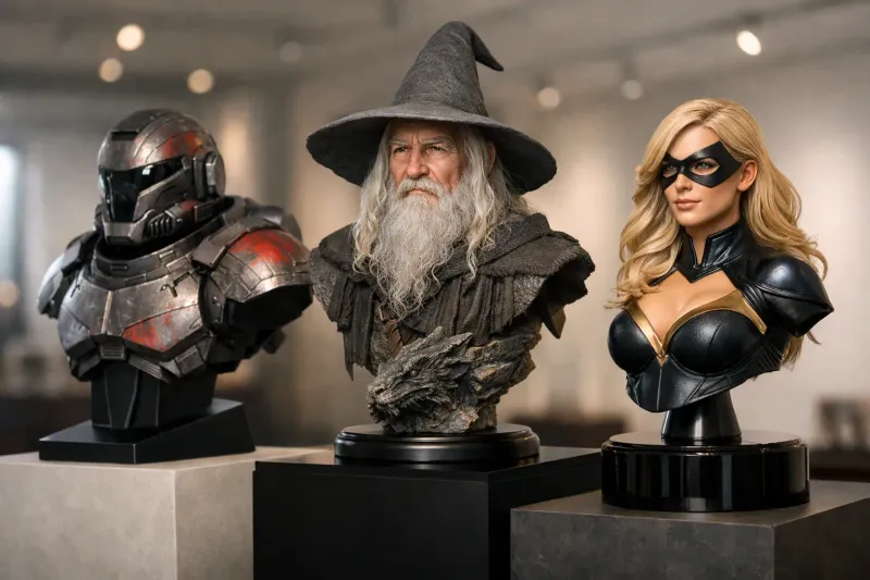 3D Printed Character Busts & Display Stands: A Collector’s Guide