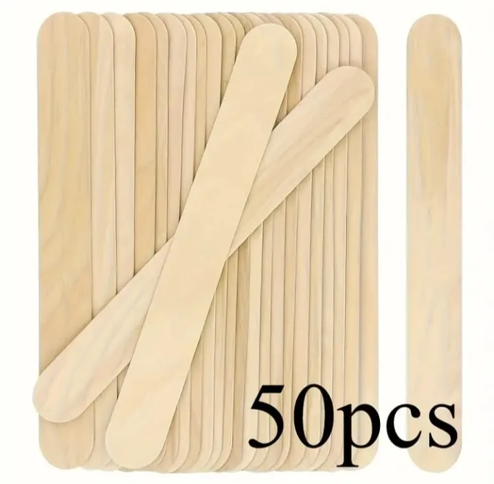 Spatula Wooden for wax small stick