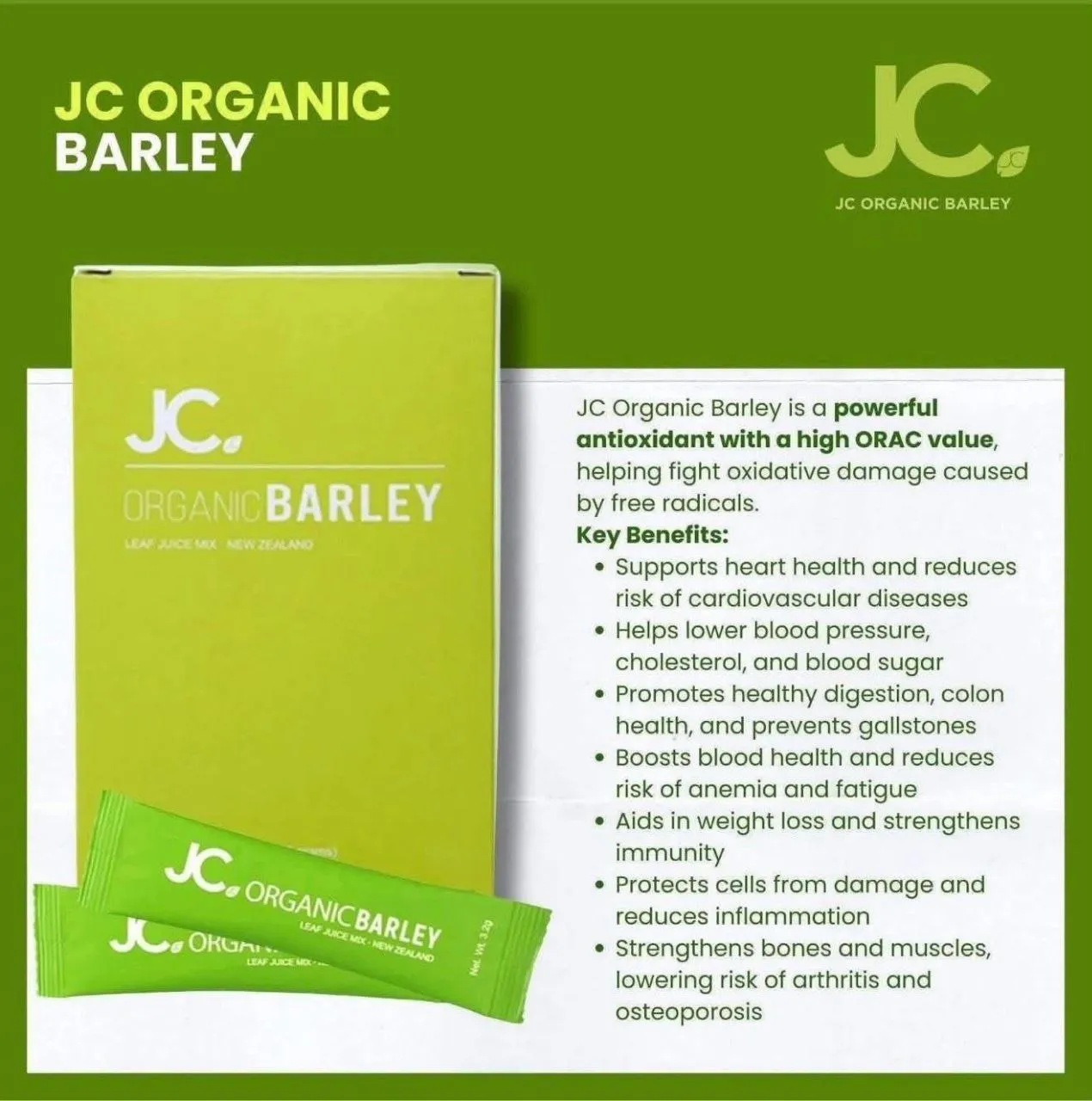 JC Organic Barley