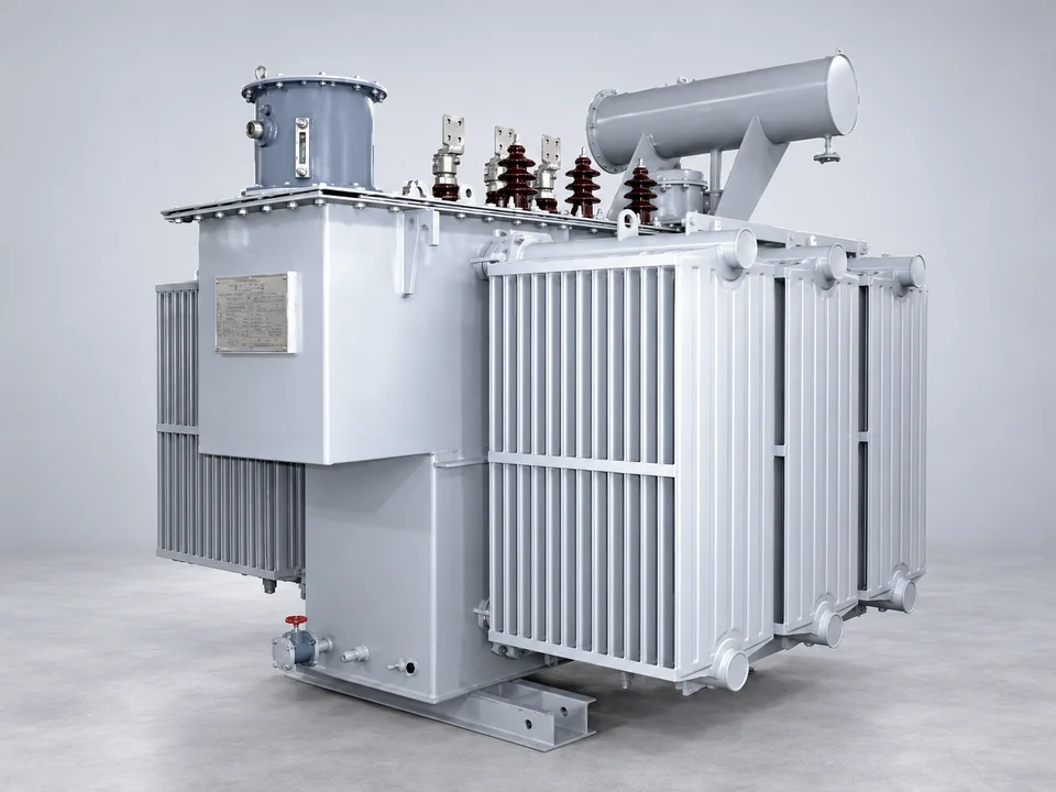 Oil-immersed transformer product illustration for project configuration review